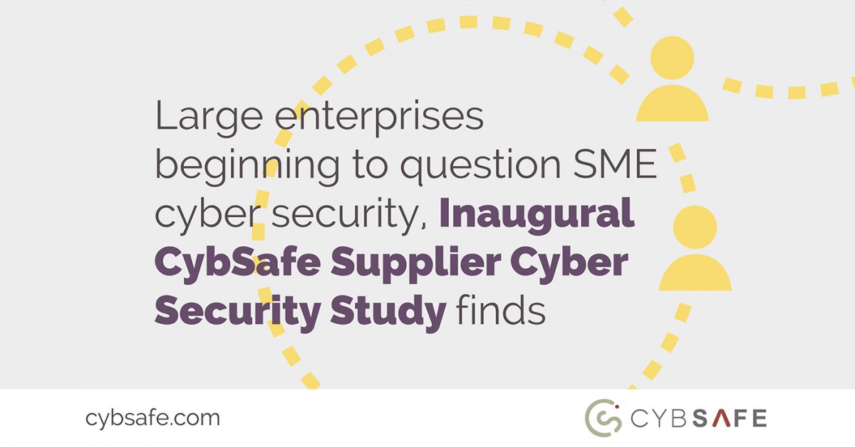 inaugural cybsafe supplier cyber security study blog image