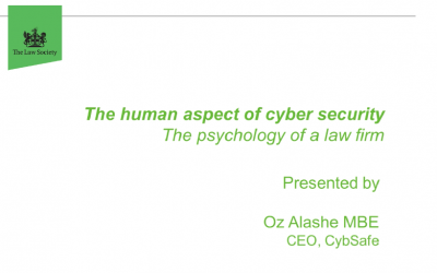 On demand webinar: The human aspect of cyber security