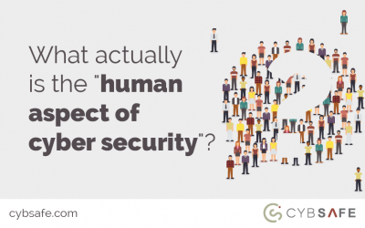 What actually is “the human aspect of cyber security”?