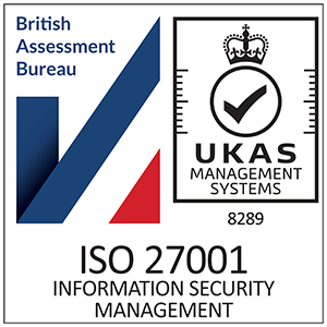ISO 27001 UKAS-Accredited Badge